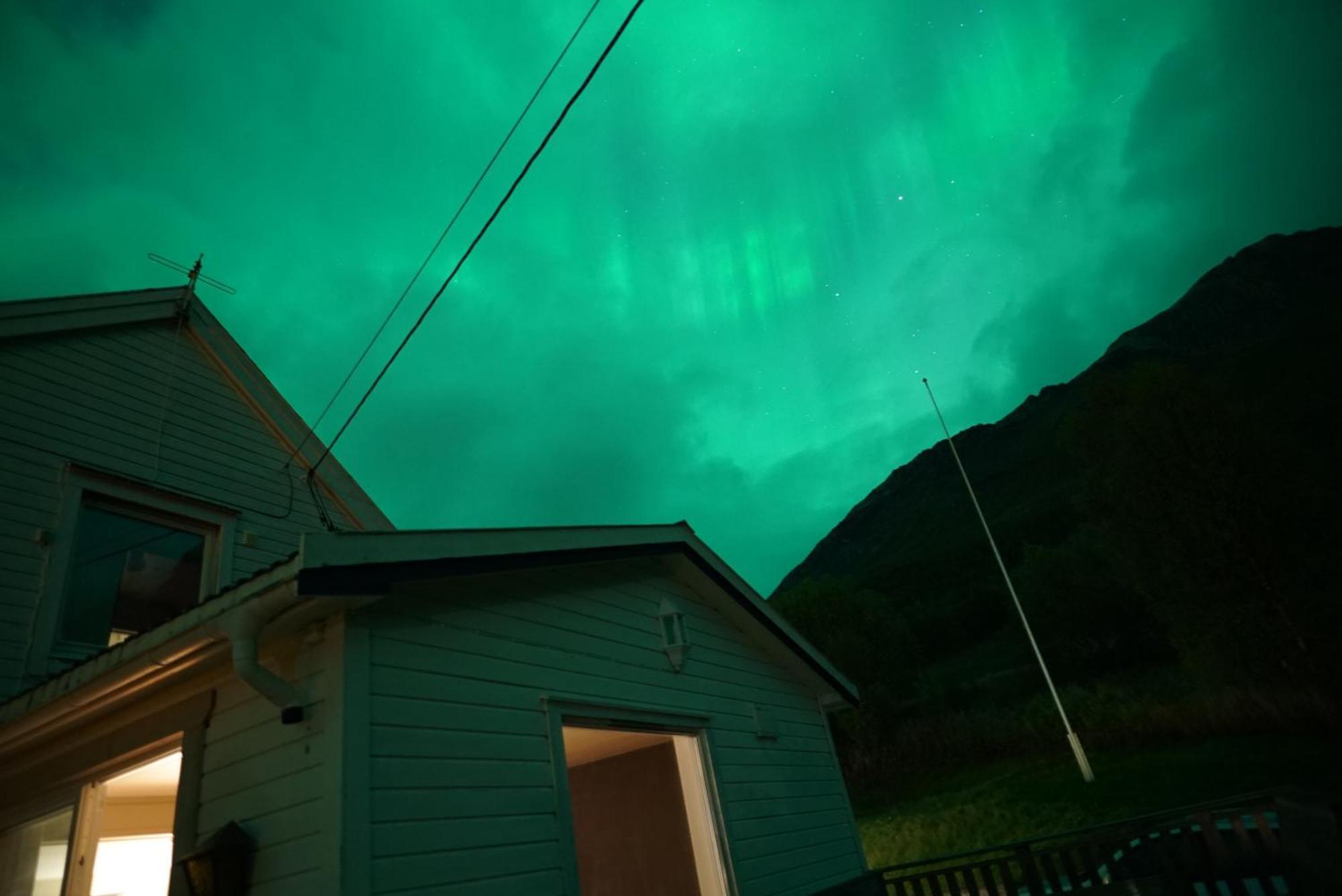 Laksvatn 极光民宿northern Lights מראה חיצוני תמונה
